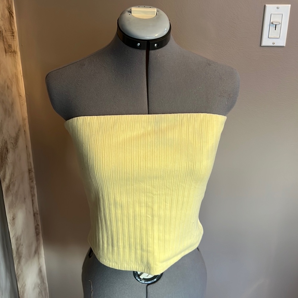 This yellow tube top from American Eagle is cute and comfy!